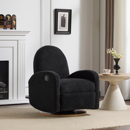 Alindra Modern 360° Swivel Glider Recliner Chair with Rocking Motion