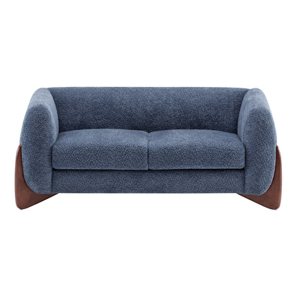 Amberlyn Modern Upholstered Loveseat
