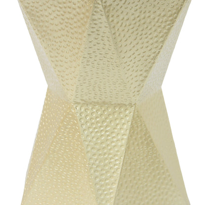 Calliope modern minimalist Hexagon Side Table  designed for indoor and outdoor