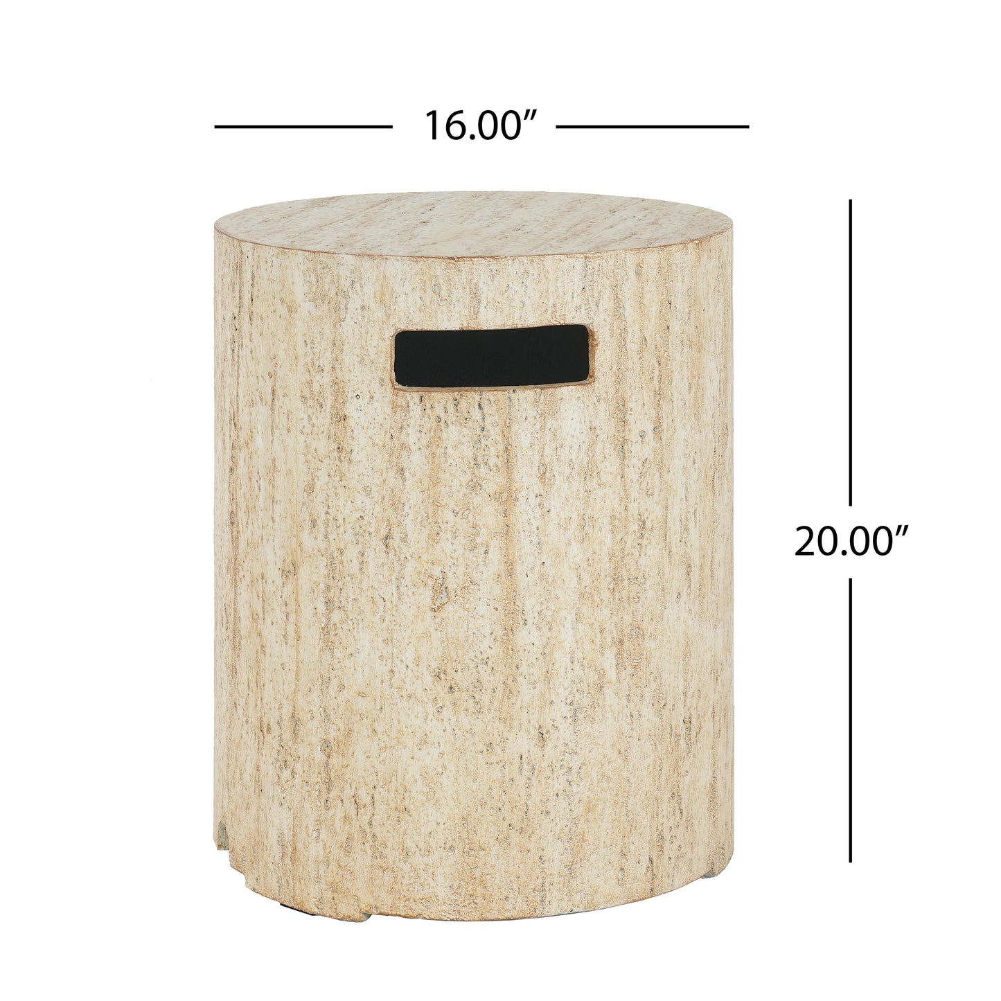 Alarion Outdoor Fire Pit Table Set – 40,000 BTU Propane Fire Pit with Matching Tank Holder