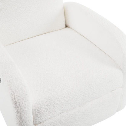 Alindra Modern 360° Swivel Glider Recliner Chair with Rocking Motion