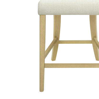 VintParlor 25.5 in. Modern Upholstered Counter Stools,Set of 2