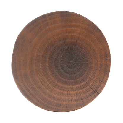 Hawthor MGO Hollow Side Table, Wood-like texture