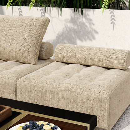 Premium Outdoor Modular Sofa with Aluminum Frame, Removable Cushions & Waterproof Cover