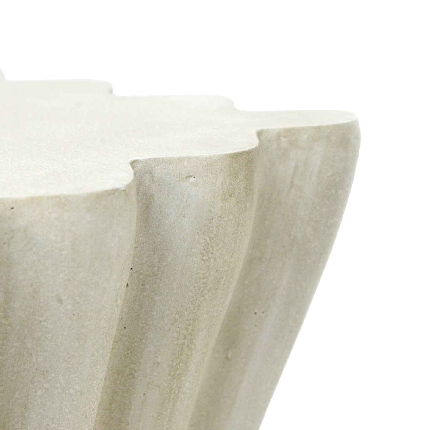 Wrena MGO Archaistic Wavy Side Table