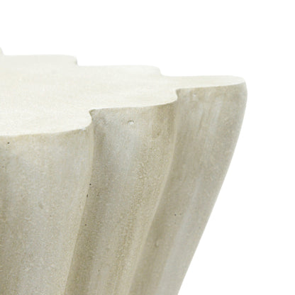 Wrena MGO Archaistic Wavy Side Table