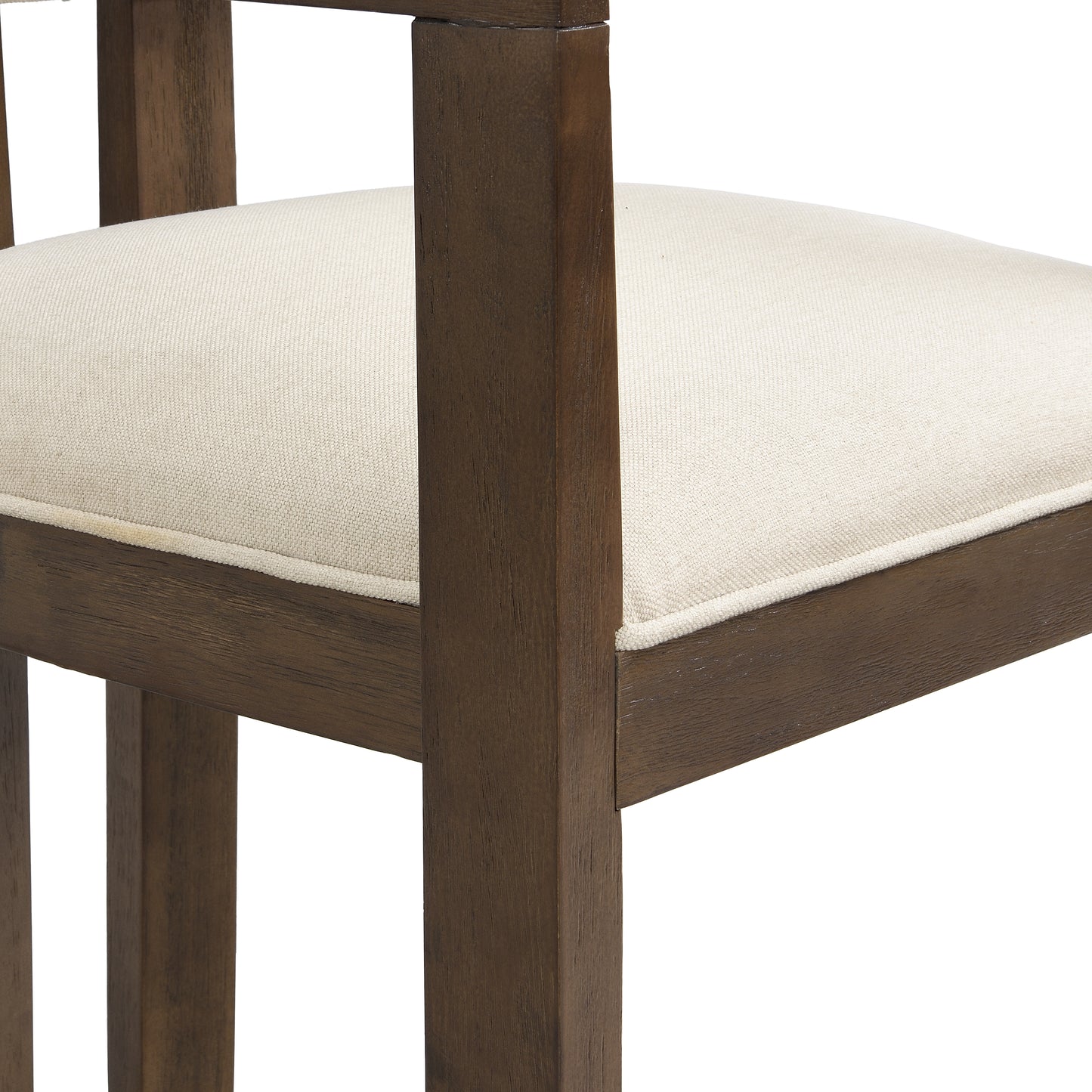 Celestia Modern Upholstered Dining Chairs With Armrest  Set of 2