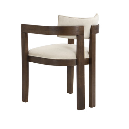 Celestia Modern Upholstered Dining Chairs With Armrest  Set of 2