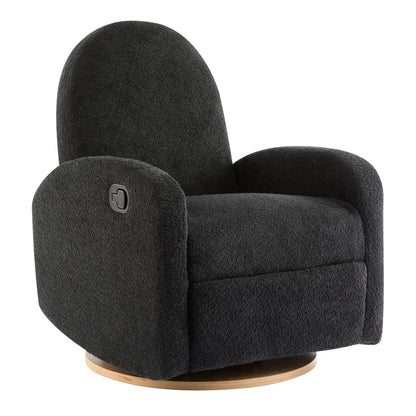 Alindra Modern 360° Swivel Glider Recliner Chair with Rocking Motion