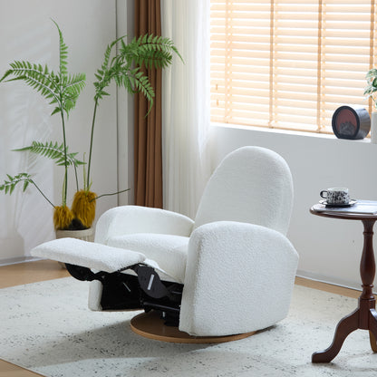 Alindra Modern 360° Swivel Glider Recliner Chair with Rocking Motion