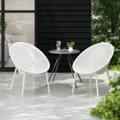 Lysandro Outdoor Patio Accent & Rocking Chairs, Set of 2