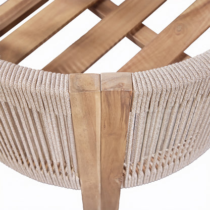 Matera Modern Wood Patio Dining Chair (Set of 2)