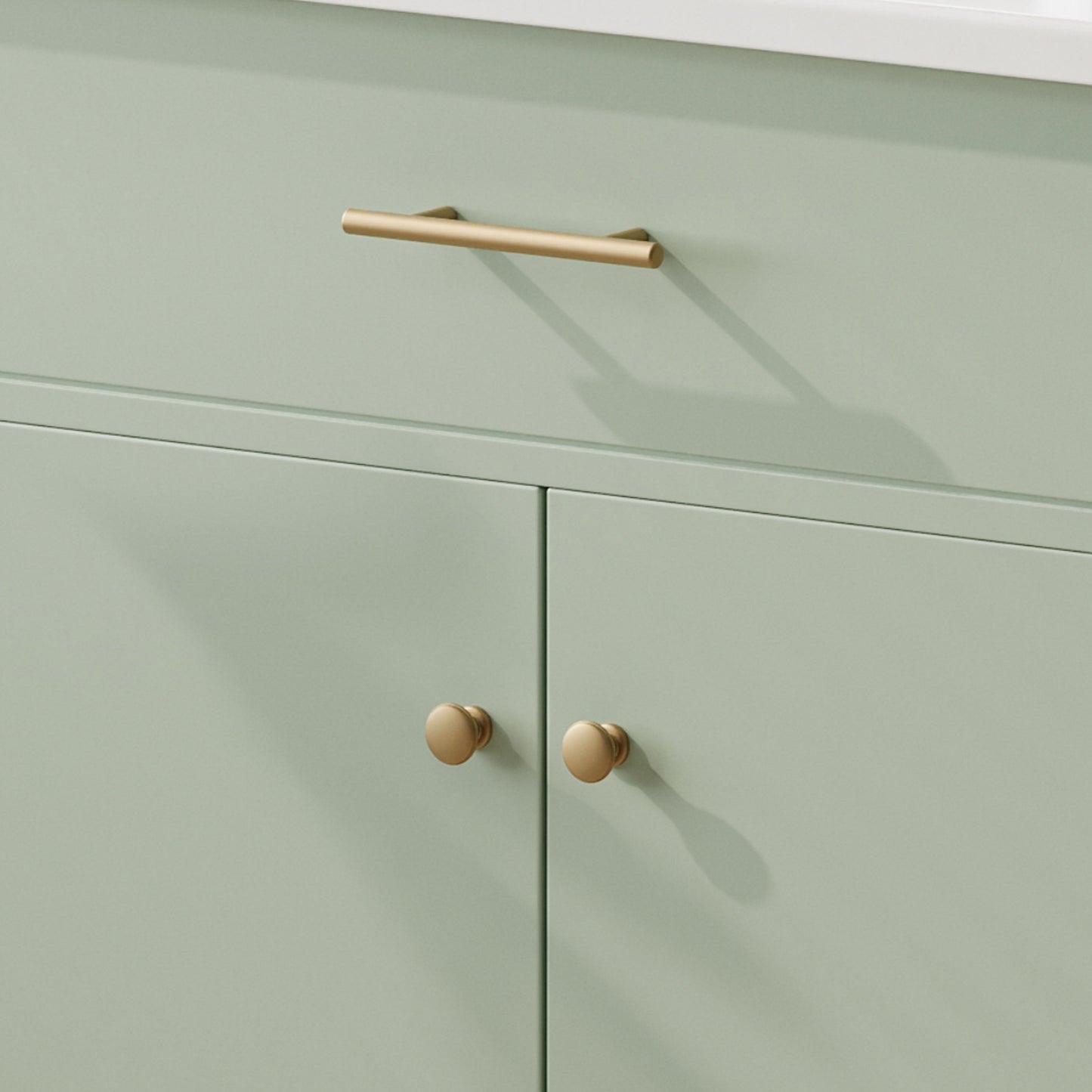 MuKi 31" Bathroom Vanity with Sink, Bathroom Cabinet with Soft Close Doors and Adjustable Shelf