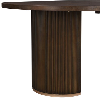 Transear Indoor Oval Dining Table