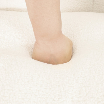 Dorelle Upholstered Accent Chair Tufted Armchair for Living Room and Bedroom