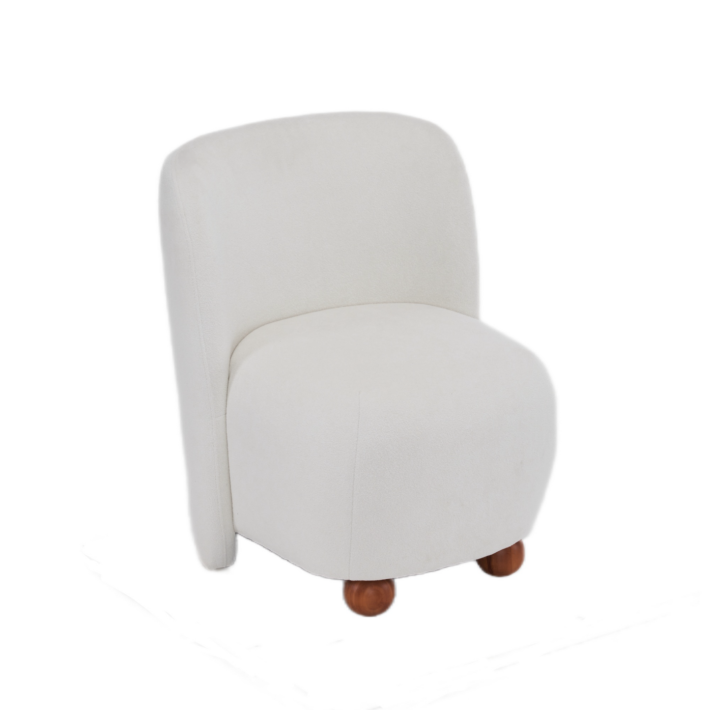 Sallia Ultra-Soft Modern Low-Back Armless Accent Chair, Multiple Color