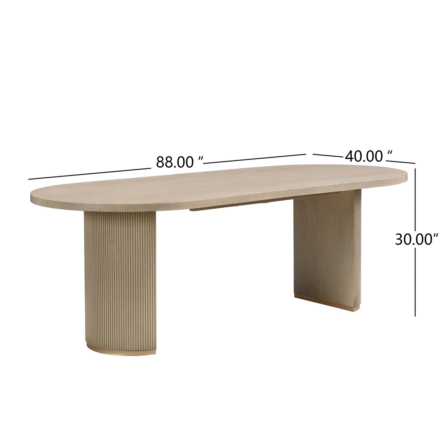 Transear Indoor Oval Dining Table