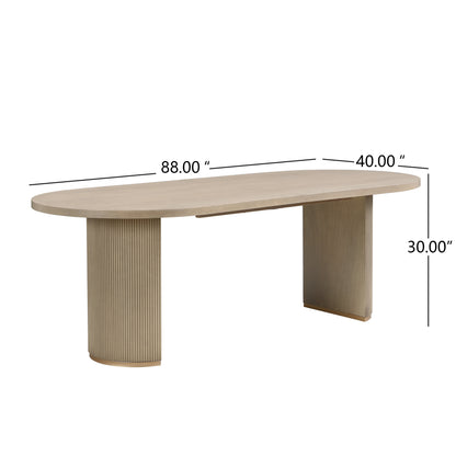 Transear Indoor Oval Dining Table
