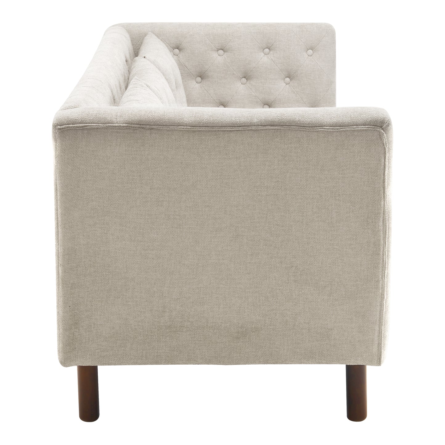 Noirae Upholstered Sofa Modern 3-seater Sofa Couch with Tufted