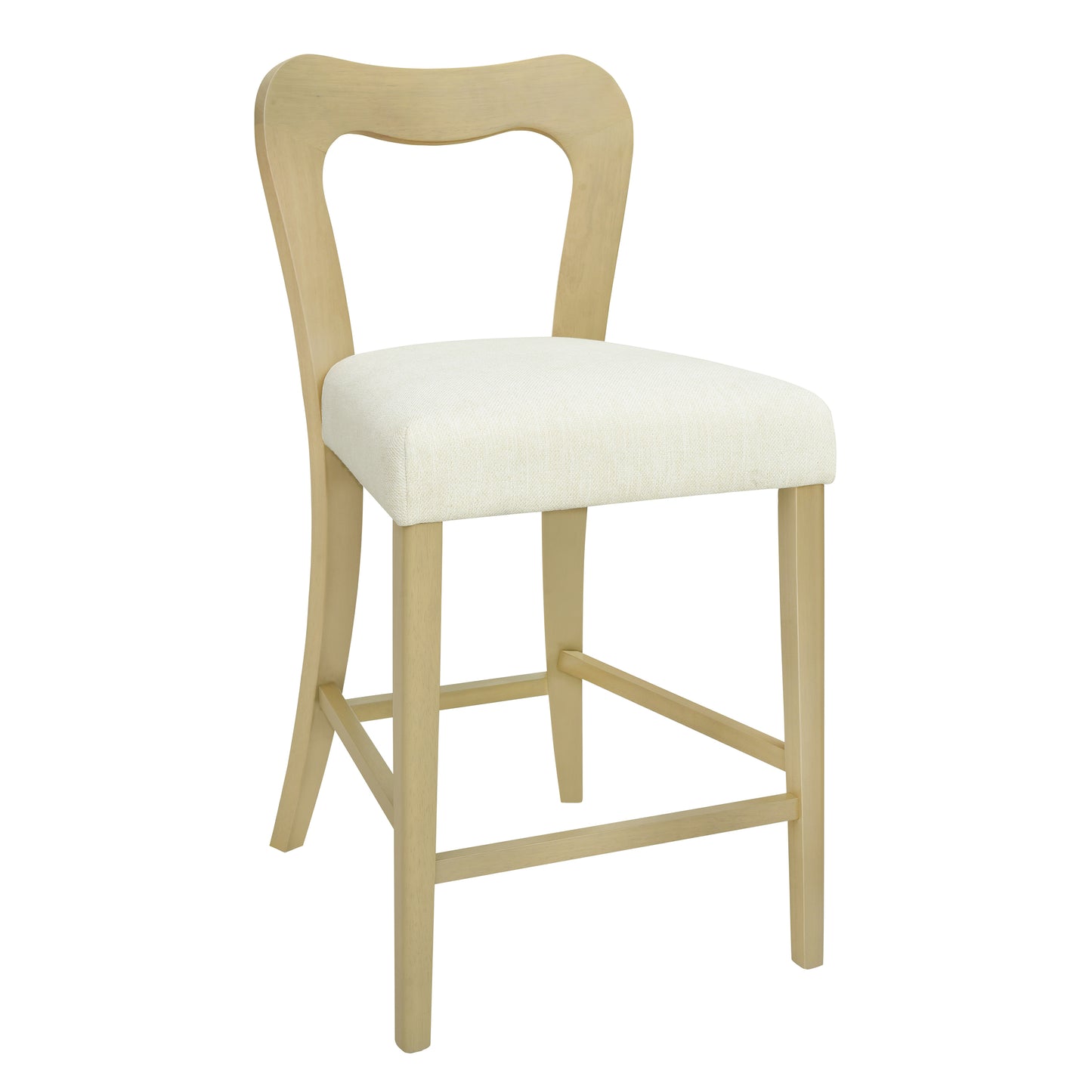 VintParlor 25.5 in. Modern Upholstered Counter Stools,Set of 2