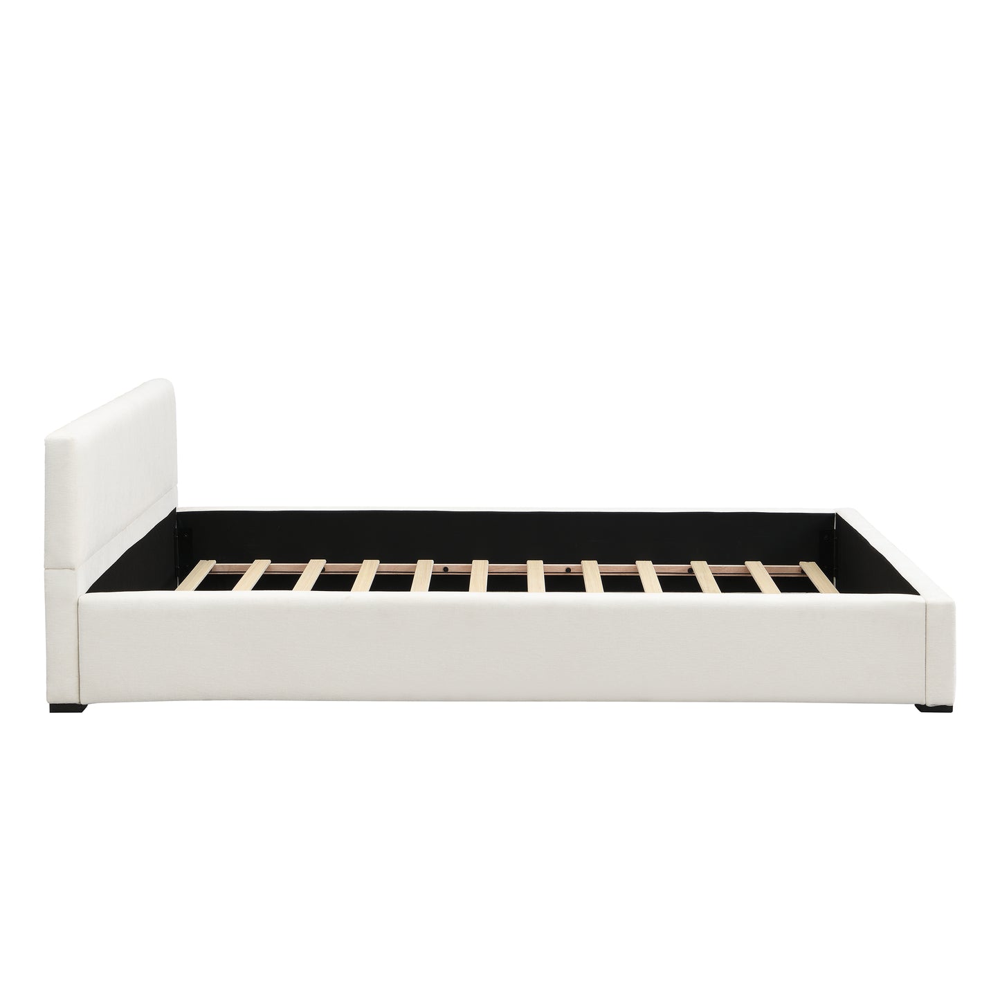 Oravionis Modern Nordic Design Elegant Beige Wide-edge Bed