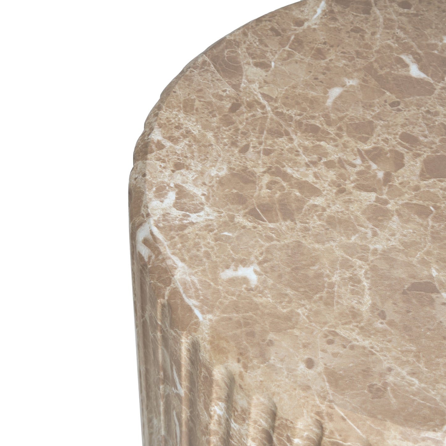 Alisarae Outdoor Cicci Carved Side Table