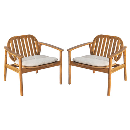 Mejanar Club Chair With Cushion, Set of 2