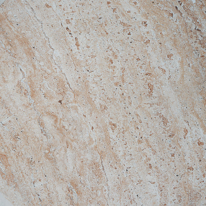 Chateau Outdoor Lightweight Concrete Side Table,Travertine Finish