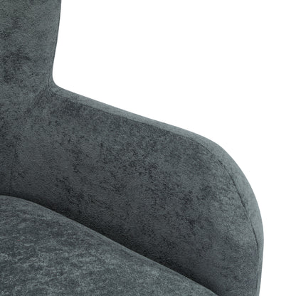 Zoe Fabric Wingback Accent Chairs Single Sofa