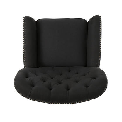 Finnion Modern Fabric Push Back Recliner