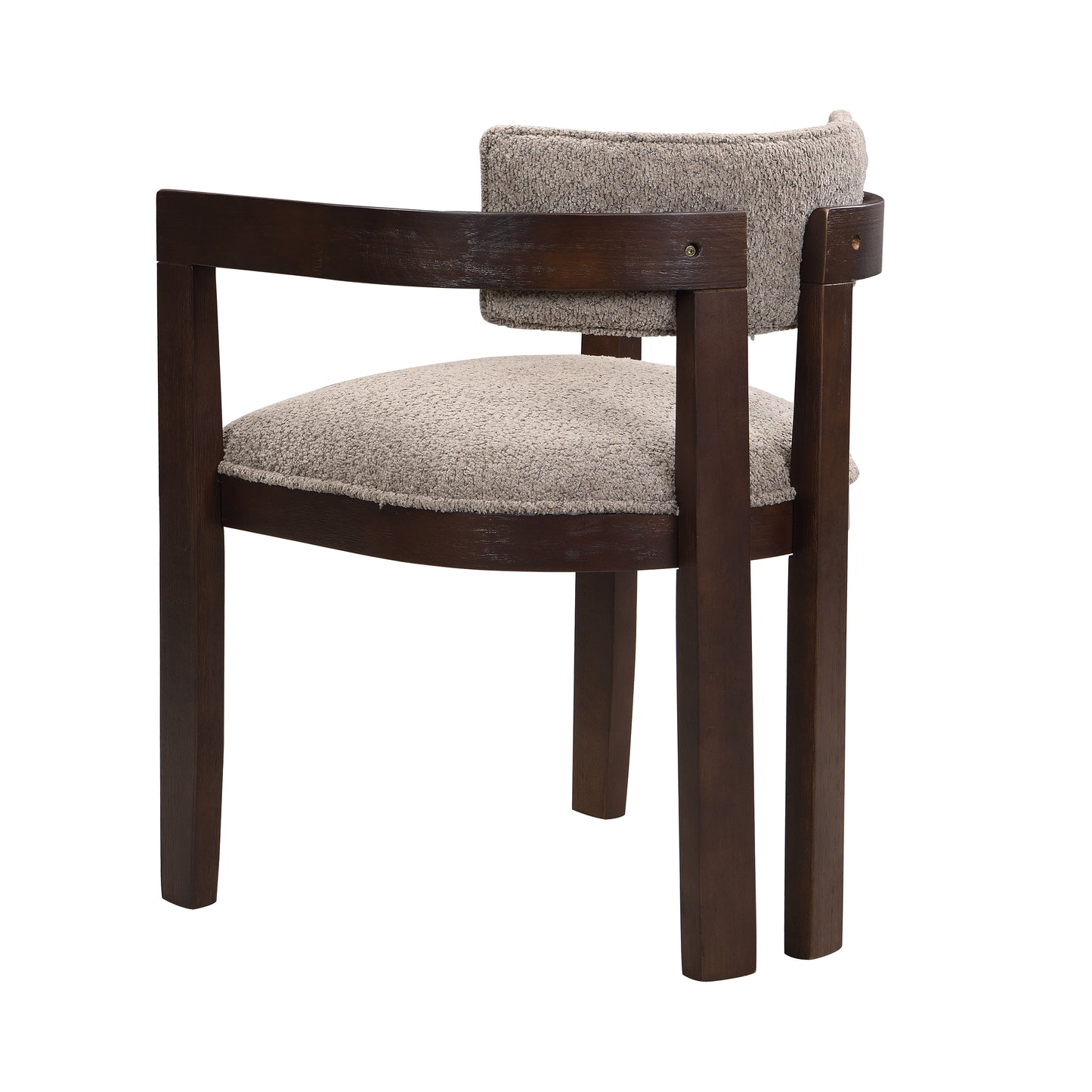 Celestia Modern Upholstered Dining Chairs With Armrest  Set of 2