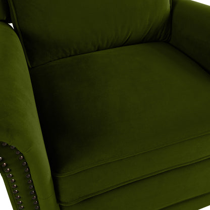 Nomae 360° Swivel Recliner Manual Rocking Recliner Home Theater Manual Recliner Chair