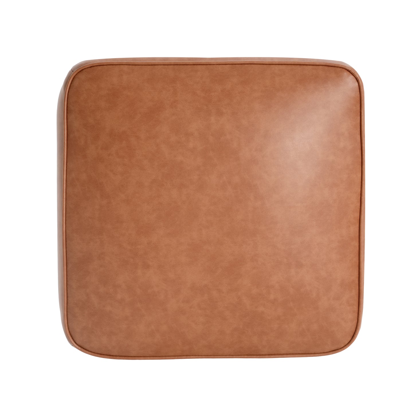 Cassian Upholstered Square PU Leather Ottoman