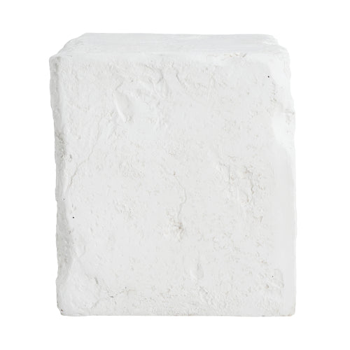 Lyral Outdoor Patio Karst Cave Inspired MGO Side Table, White