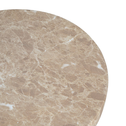 Orvellan Outdoor Ponti Travertine Side Table