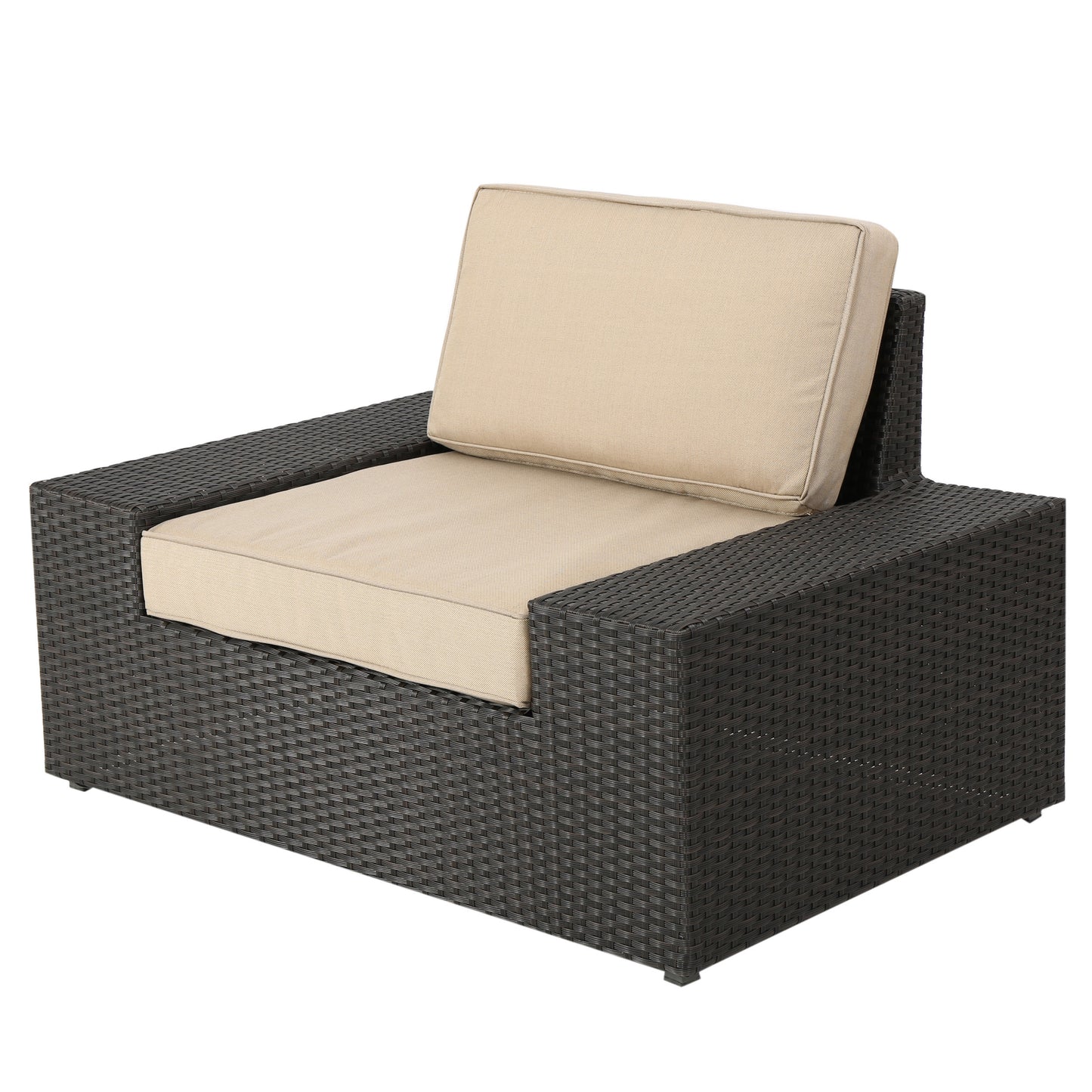 Felicity Outdoor Wicker Club Chair with Cushions