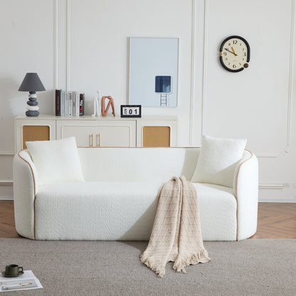 Coralna 82" Curved Sofa,3-Seater,Living Rooms,Bedrooms,Apartment Office
