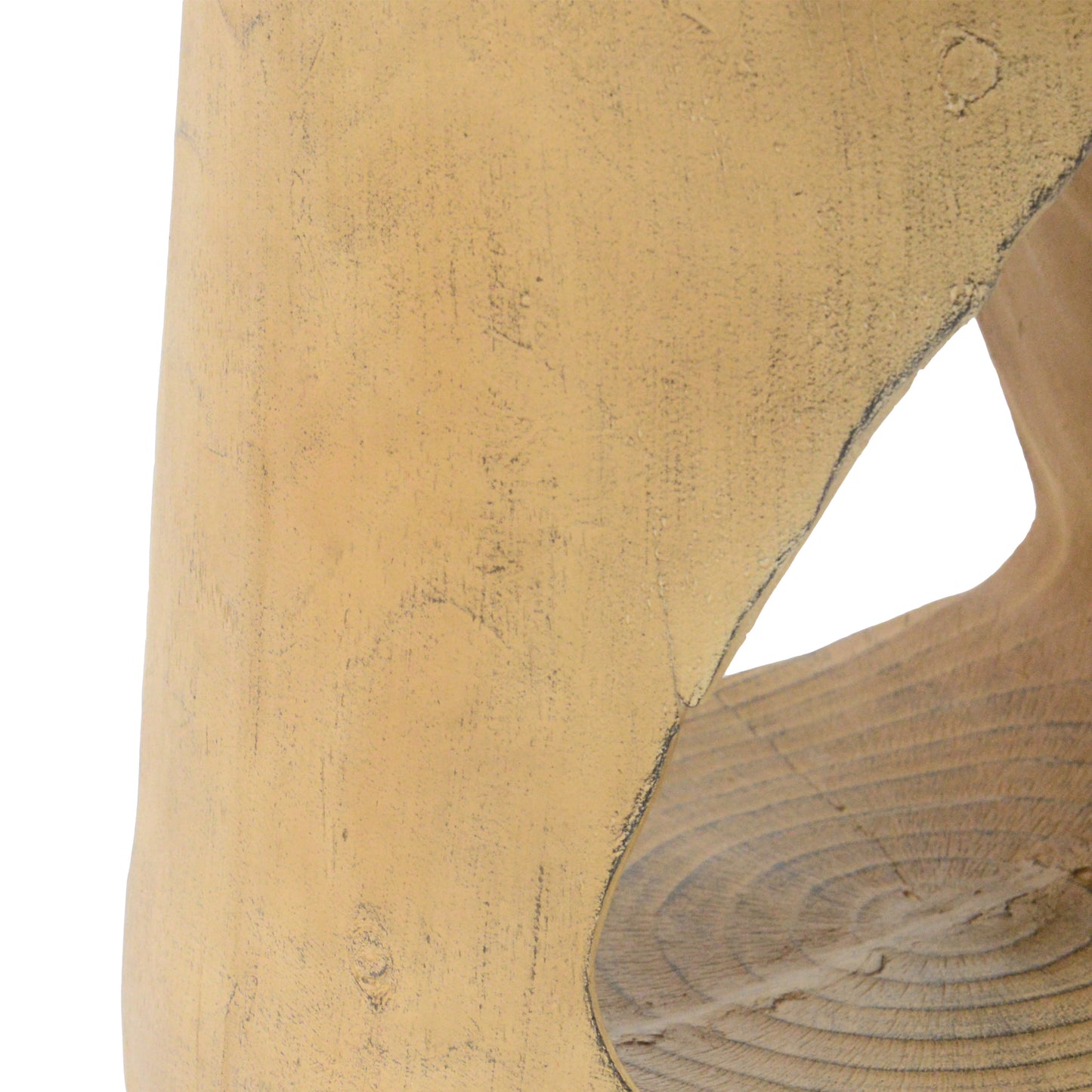 Hawthor MGO Hollow Side Table, Wood-like texture