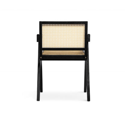 Chandiger Wood Arm Dining Chair,Set of 2