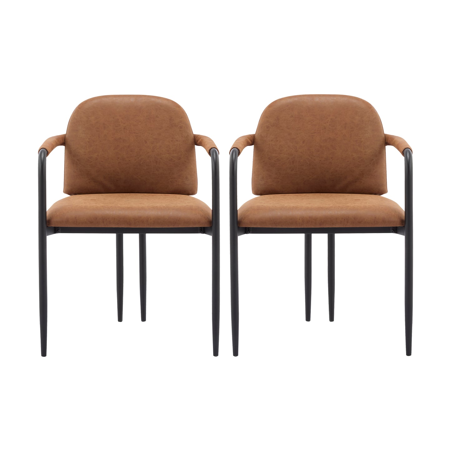Harmonia Dinning Chair with iron frame-Set of 2