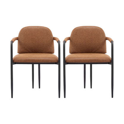 Harmonia Dinning Chair with iron frame-Set of 2
