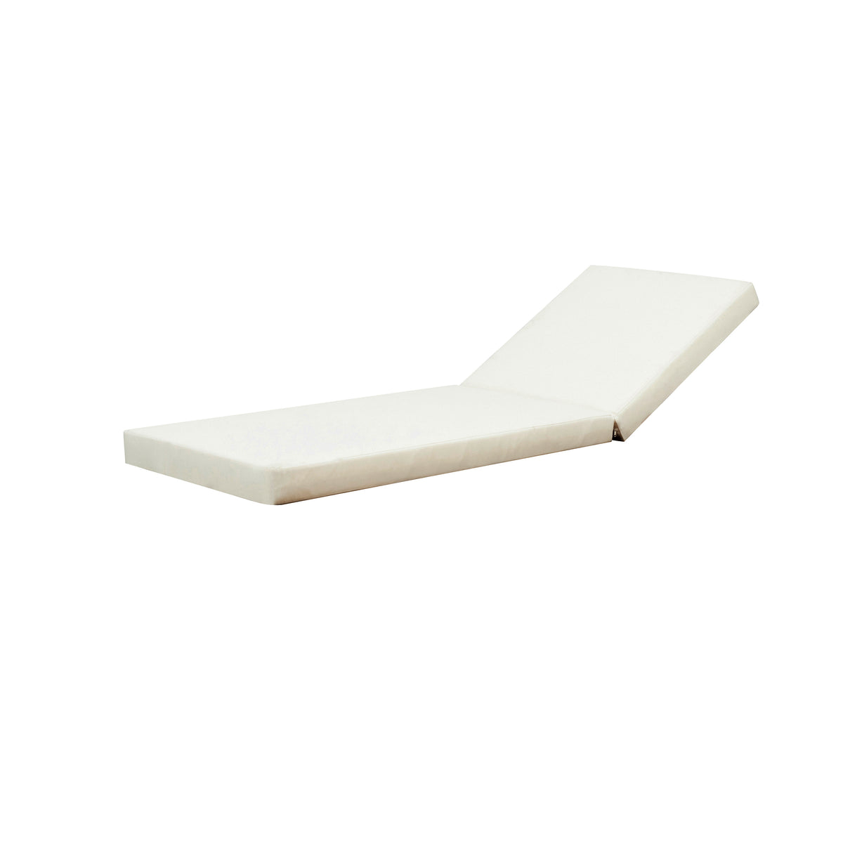 Ethereal Kayes Acacia Wood Chaise Lounge with 4'' Cushion, Outdoor 79'' Patio Recliner Chair with 4-Position Adjustable Backrest, Sun Lounger for Poolside Backyard, Teak+Cream