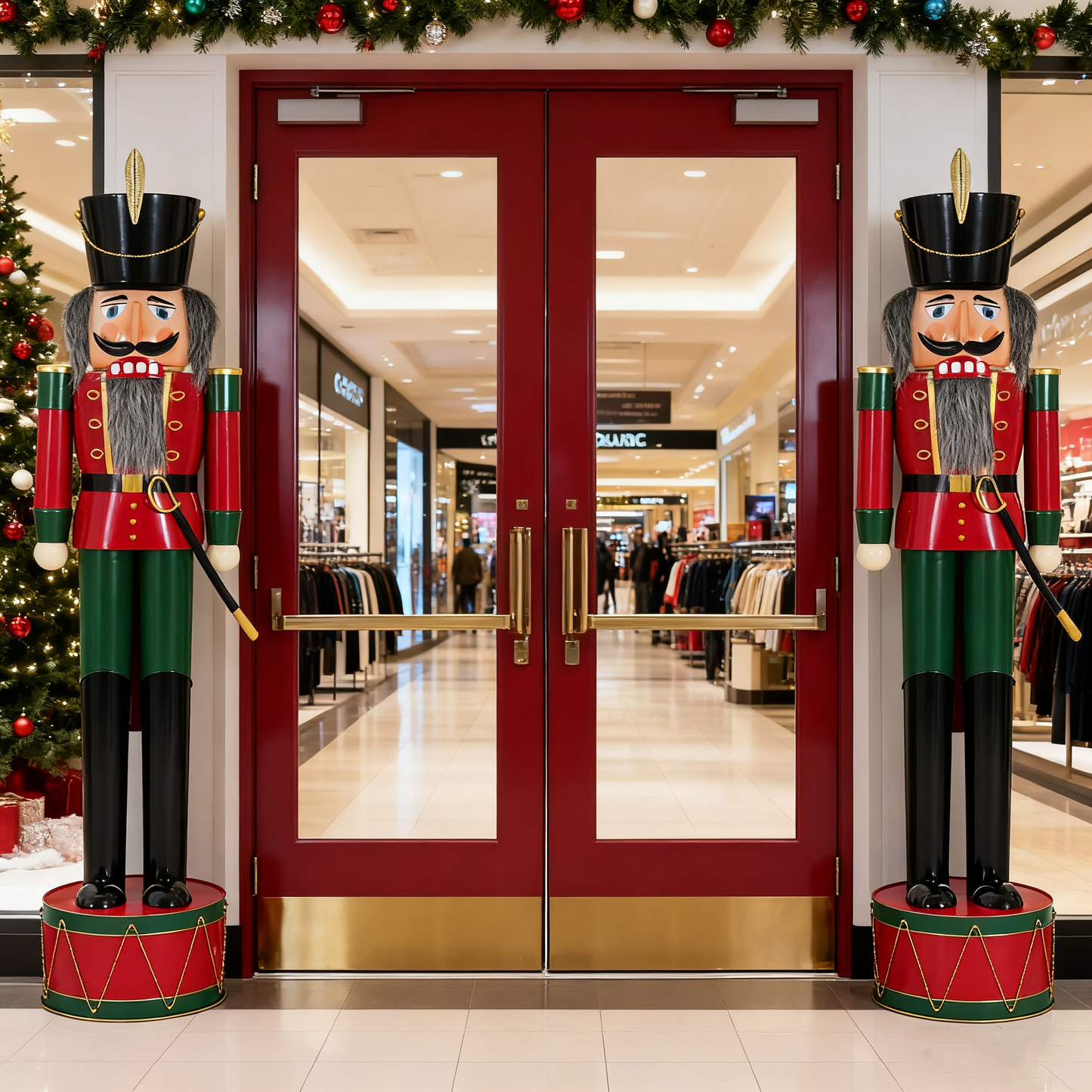 Peregrine Classic Iron Nutcracker for Holiday Decor