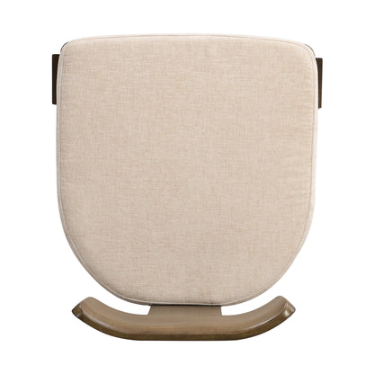 Dinrele Upholstered Fabric Dining Chairs Set of 2