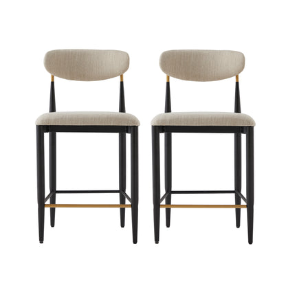 Magolani Minimalist Style Armless Counter Stool- Set of 2