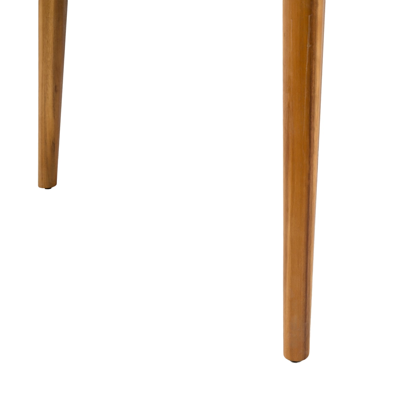 Hawk 5-Piece Patio Dining Set, 63" Slatted Table & 4 Acacia Wood & PE Rattan Chairs