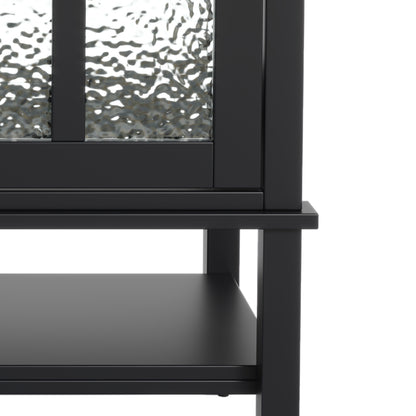 Faelan Bathroom Vanity with Ceramic Sink with Adjustable Shelf and open shelf