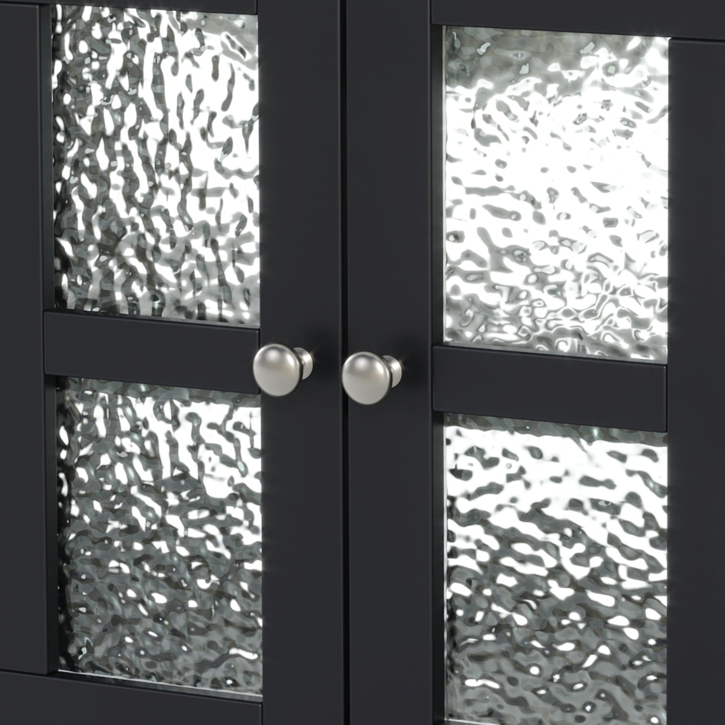 Faelan Bathroom Vanity with Ceramic Sink with Adjustable Shelf and open shelf