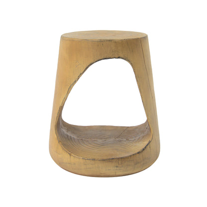 Hawthor MGO Hollow Side Table, Wood-like texture