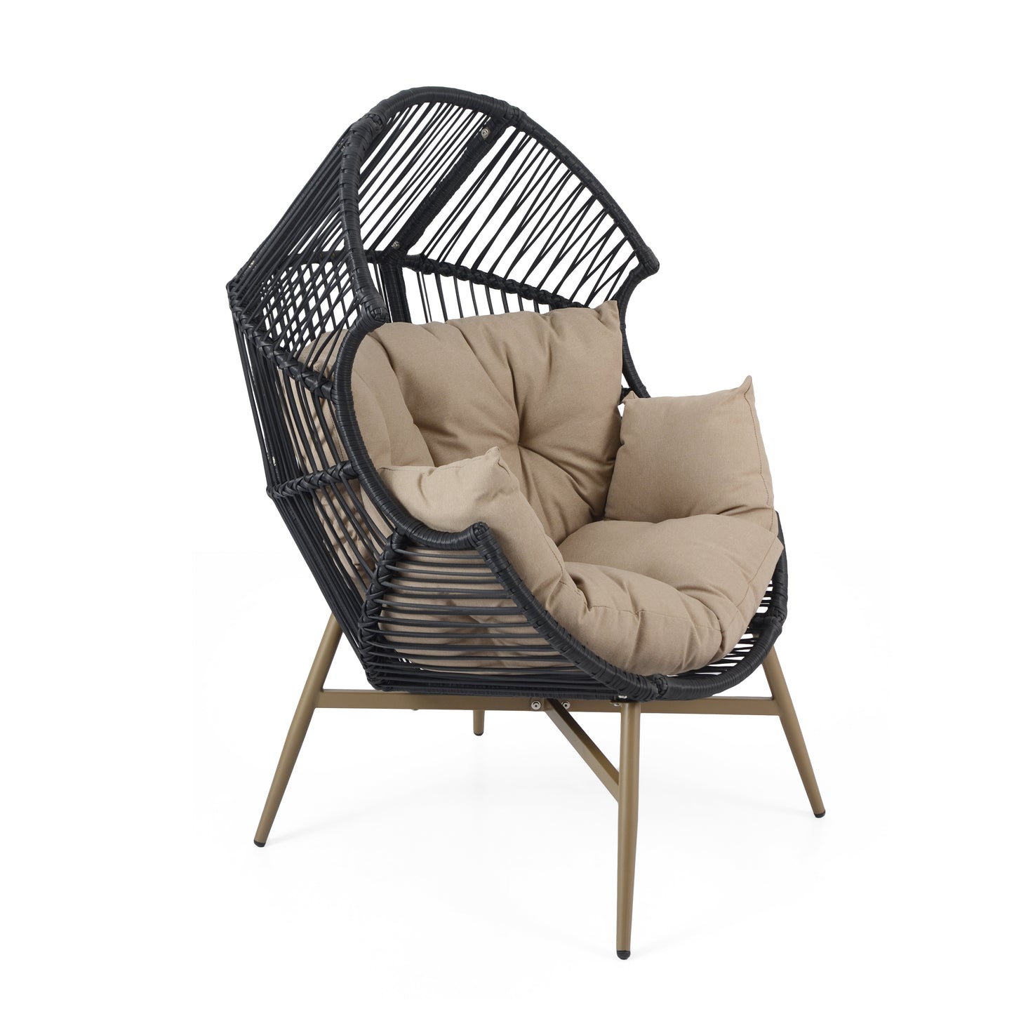 Isidorea Outdoor Wicker Egg Chair Weather-Resistant